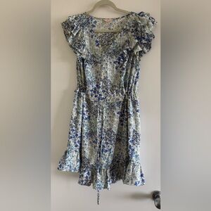 Rebecca Taylor Floral Blue Dress